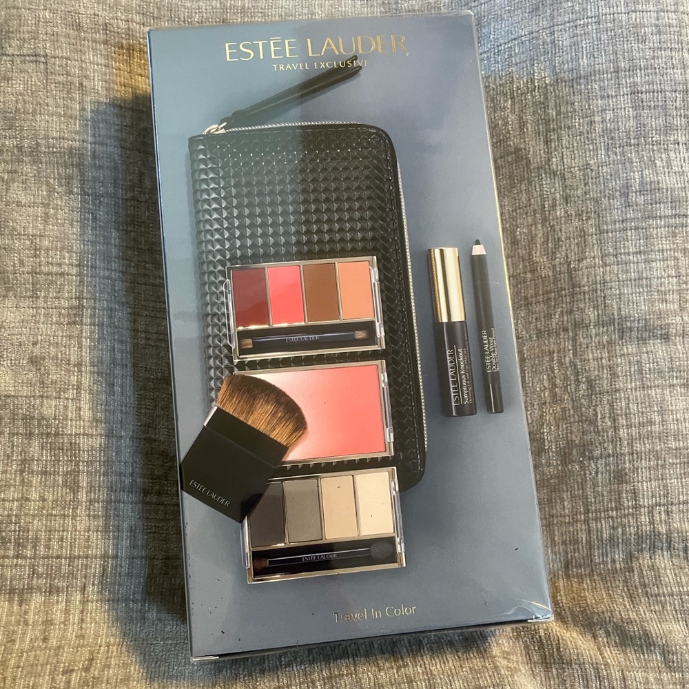 Estee Lauder Travel in Color Set. New in Box! Still in plastic wrap!